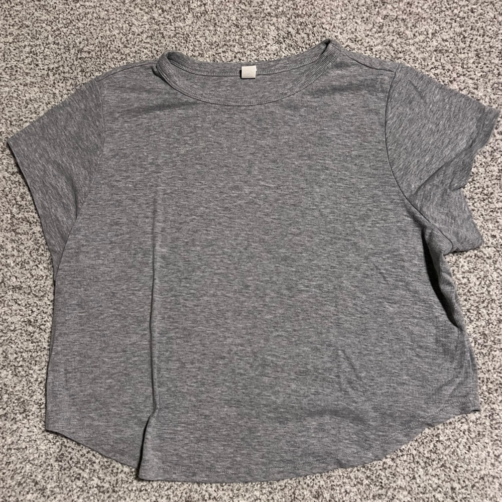 Old Navy Gray Short Sleeve Tee